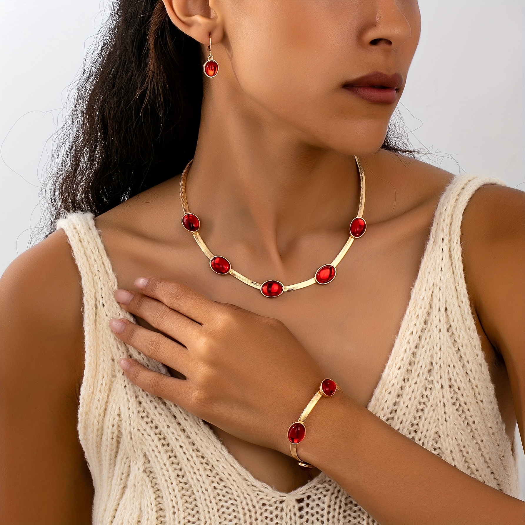 Vintage Bohemian Style Jewelry Set